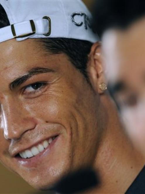 Cristiano Ronaldo is shown in this March file photo. Photo by AP