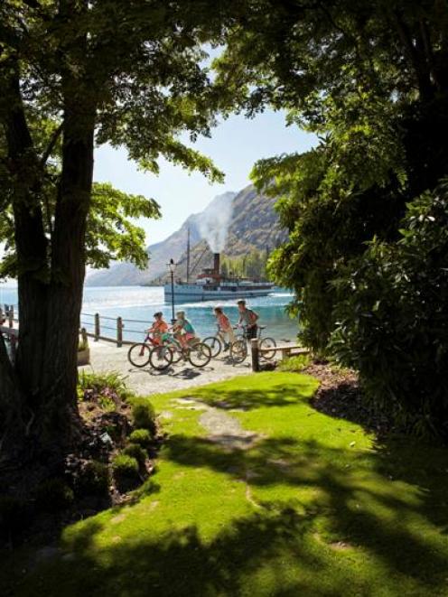 Cyclists will be able to explore the back country around Walter Peak Station from Monday when...