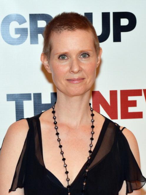 Cynthia Nixon attends The New Group's 'Women Behind Bars' Reading at Acorn Theatre in New York...