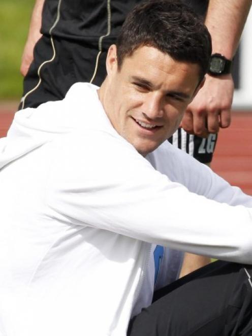 Dan Carter: 'I'm so used to being out there and trying to make a difference on the field.' Photo...