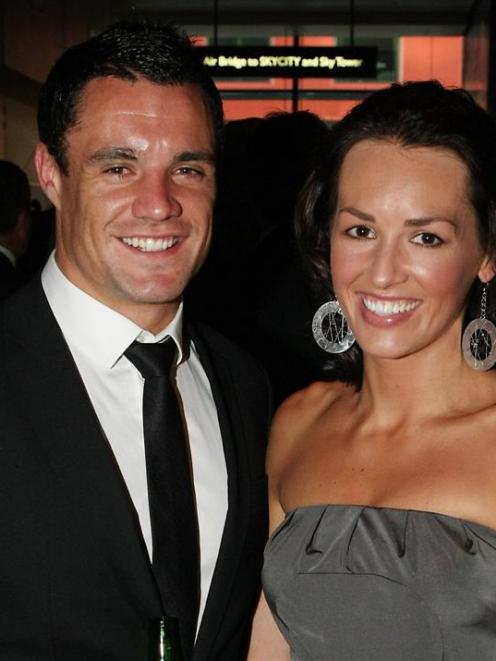 Dan Carter and Honor Dillon in 2009. Photo by <i>The New Zealand Herald</i>.