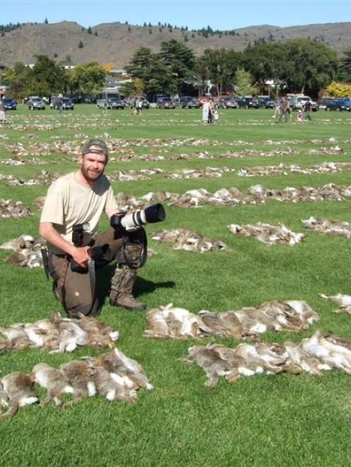 Danish journalist Thomas Nissen was in Central Otago covering the Great Easter Bunny Hunt for a...