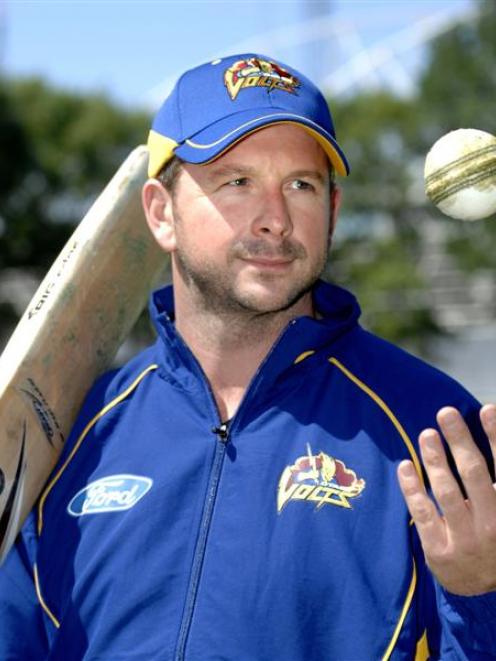 Darren Stevens at the University Oval yesterday - "If we are chasing a ridiculous amount of runs...