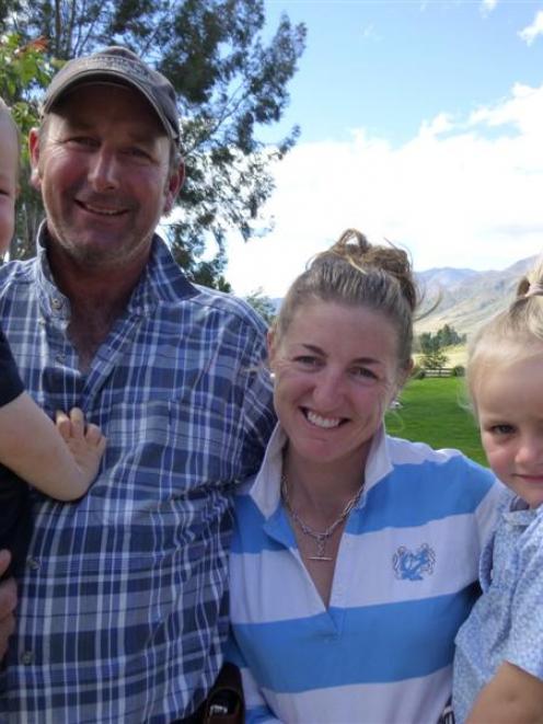 Dave  and Lisa Anderson with Robbie (2 ) and Pippa (4)  are the fourth and fifth generation of...