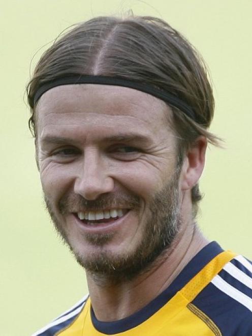 David Beckham. Photo Reuters