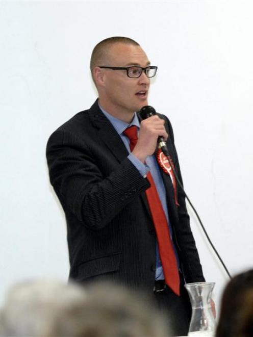 David Clark at the Star Meet the Candidates Forum before last November's election. Photo by Linda...