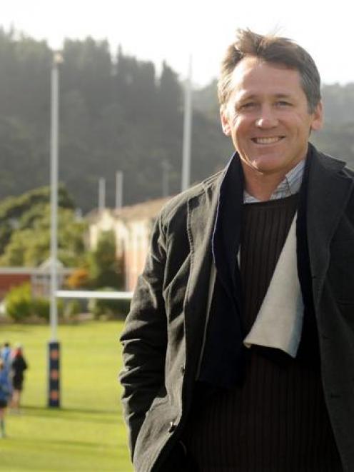 David Kirk at the University Oval on Saturday. Photo by Peter McIntosh.
