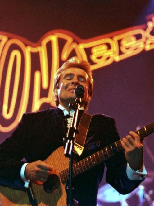 Davy Jones performs at the Newcastle Arena in this March 1997 file photo. Jones, former lead...