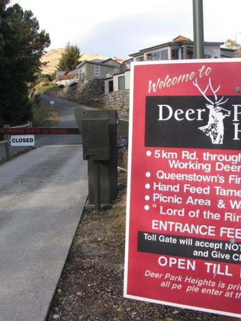 Deer Park Heights closes its entrance to visitors. Photo by Joanne Carroll.