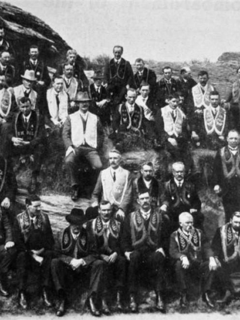 Delegates from Otago and Southland to the Grand Lodge meeting of the United Ancient Order of...