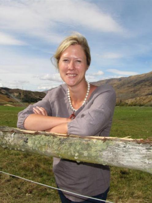 Desiree Reid (35), owner of Zescent Ltd, on the Cardrona Valley site where she hopes to build a...
