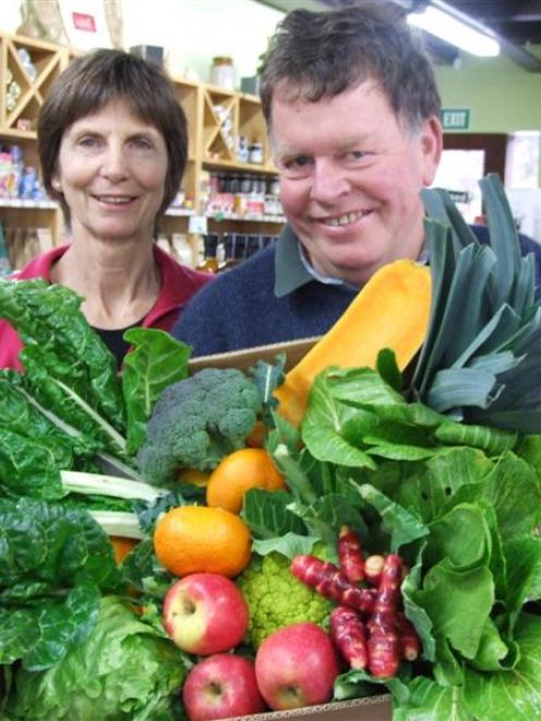 Destination Organic owners Lyn Williamson and Stu Burt are looking for people who want to try...