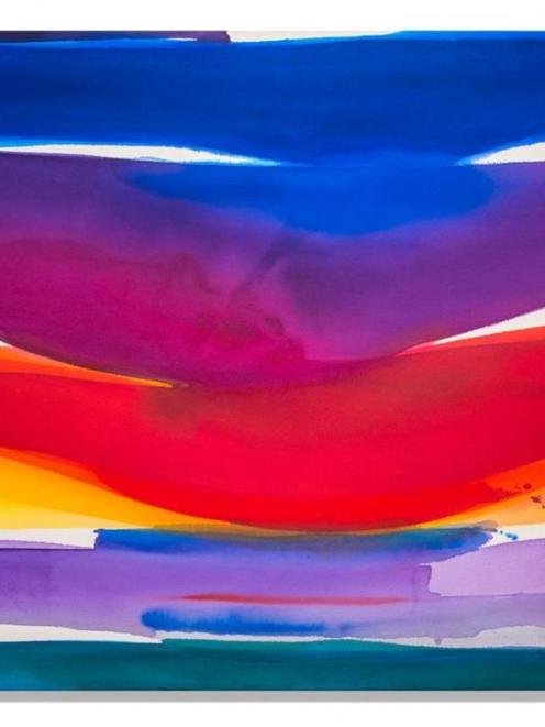 Dipping and Sweeping (Sunset), by Gretchen Albrecht.