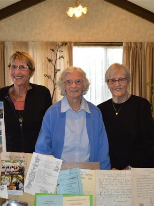 Displaying memorabilia assembled for the Tapanui Presbyterian parish's 150th celebrations to be...