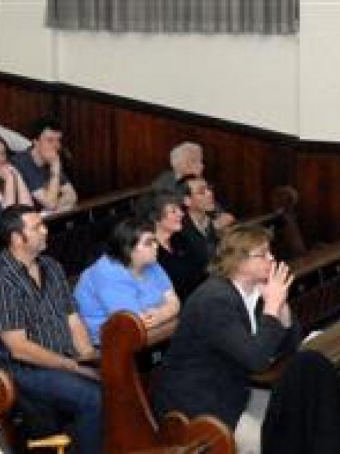 Dr Grant Christie, of Stardome Observatory in Auckland, addresses the Dunedin Astronomical...