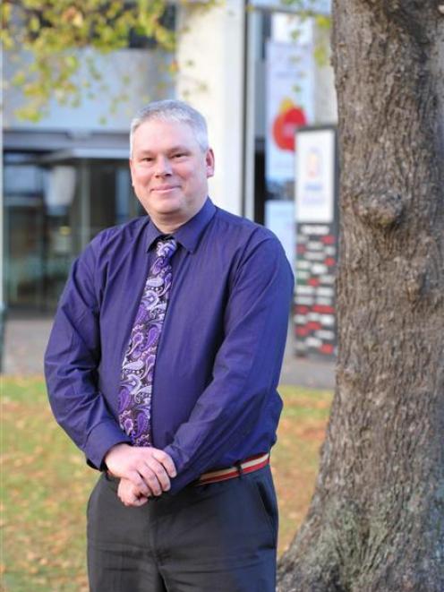 Dr Ian Griffin, the Otago Museum's newly appointed director, pictured outside the museum this...