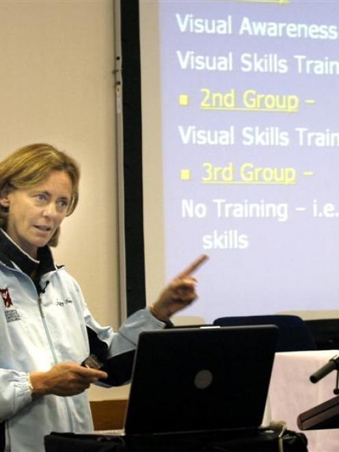 Dr Sherylle Calder talks at the New Zealand Sports Medicine, Sports Science and Academy of Sport...