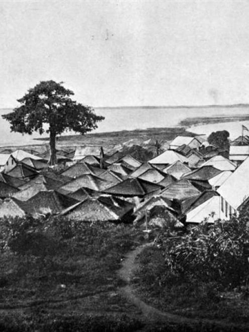 Duala, the capital of the German colony in the Cameroons, Africa. - Otago Witness, 14.10.1914.