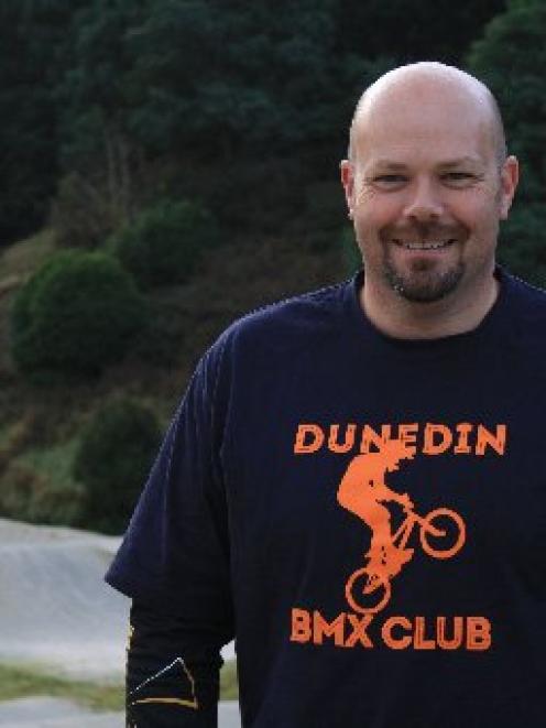 Dunedin BMX Club president Jason Wadsworth. Photo by Samantha McPherson.