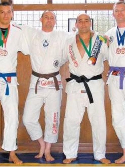Dunedin Brazilian Jiu Jitsu (BJJ) club members who competed in the recent Pan Pacific BJJ...