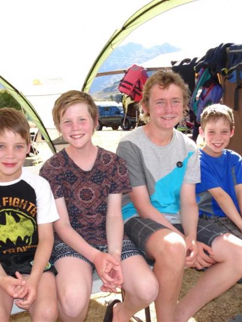 Dunedin brothers (from left) Tom, Campbell, Blake and Hunter MacDade, who all have Crohn's...