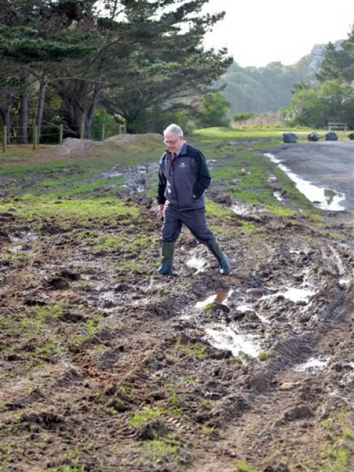 Dunedin city councillor Colin Weatherall is upset about the latest vandalism at Brighton Domain....