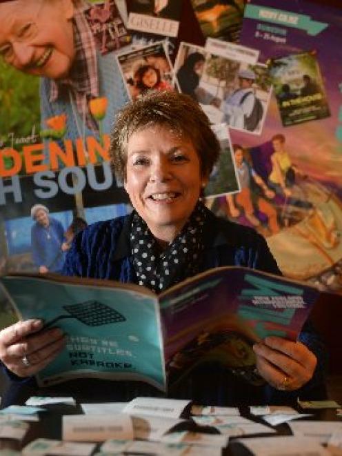 Dunedin film fan Maree Clarke plans her strategy for the remainder of the New Zealand...