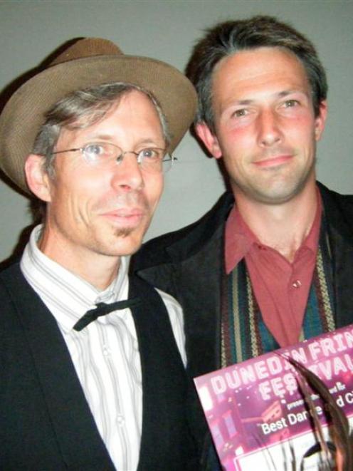 Dunedin Fringe Festival director Paul Smith (left).