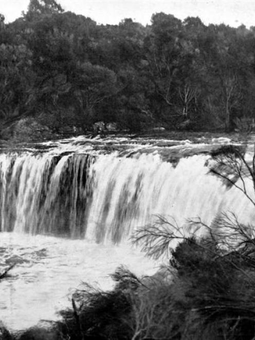 Waitangi Falls, Bay of Islands, North Auckland. Otago Witness, 1.1.1913.