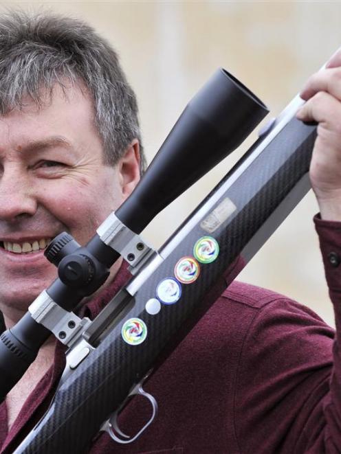 Dunedin man Ian Owen set a world record for benchrest shooters at the world championships in...