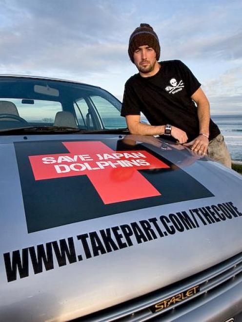 Dunedin man Tony Denley was so moved by seeing the documentary film 'The Cove' that he is pulling...