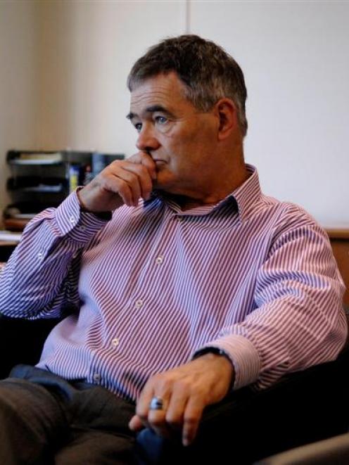 Dunedin Mayor Dave Cull reflects on the Otago Rugby Football Union rescue package during an...