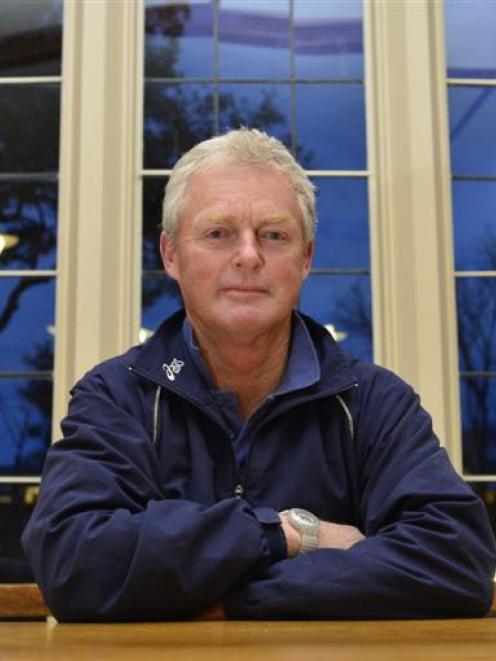 Dunedin monumental sculptor Stuart Griffiths yesterday. Photo by Peter McIntosh.