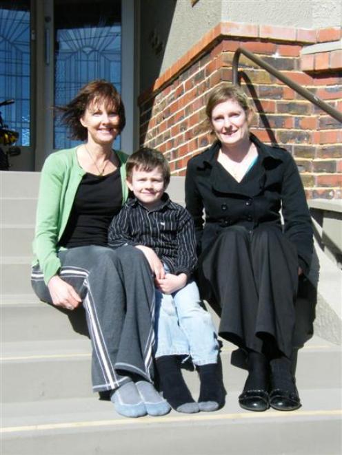Dunedin mum Christine Mahy (left) and her son Julian (6) are looking forward to having a much...