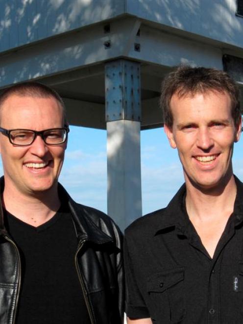 Dunedin North Labour candidate David Clark (left) with his brother Ben who will be confirmed...