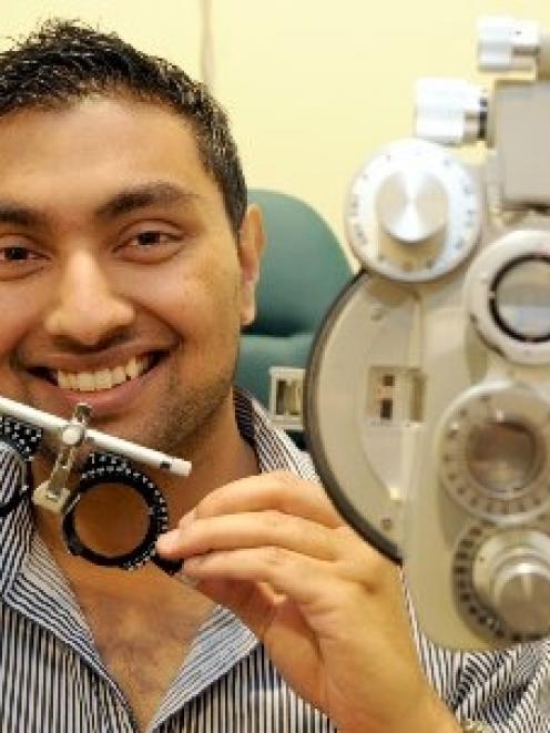 Dunedin optometrist Nirosh de Silva, who has helped raise money for initiatives to tackle...
