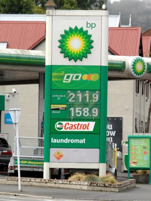 Dunedin petrol prices yesterday reflect Middle Eastern tensions which are holding global oil...