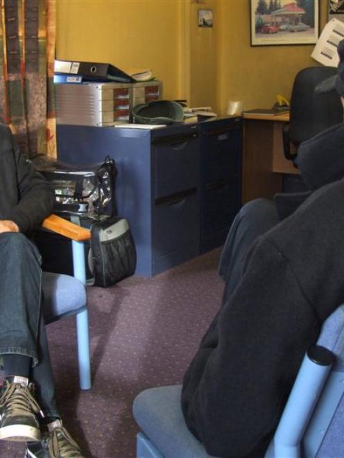 Dunedin Problem Gambling Foundation counsellor Thomas Moore (left) says he meets many clients,...