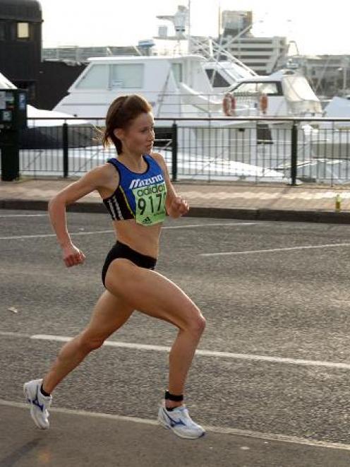 Dunedin runner Shireen Crumpton.