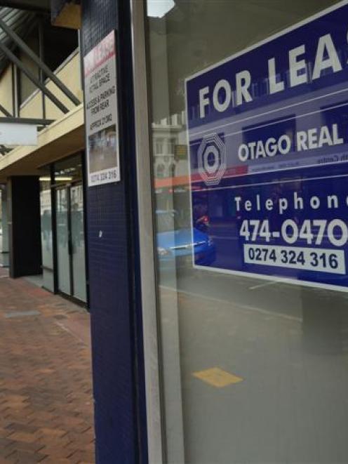 Dunedin's mayoral candidates say 'for lease' signs in shop windows reflect the story of tough...