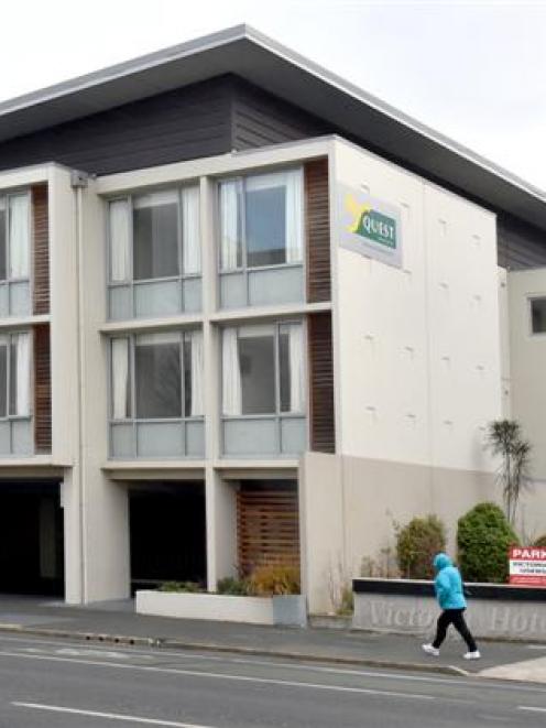 Dunedin's Quest apartment building. Photo by Gregor Richardson.