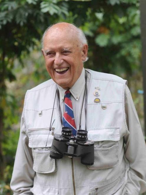 Dunedin veteran Richard Skinner at his Roseneath home this week. Photo by Peter McIntosh.