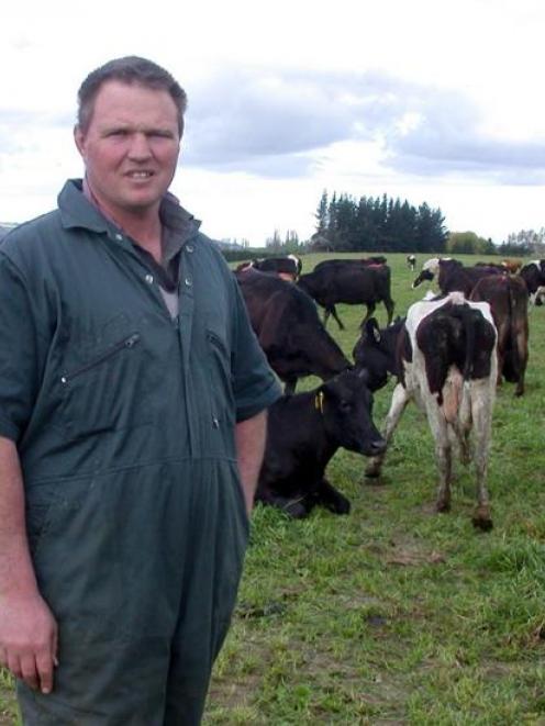 Duntroon dairy farmer Geoff Keeling who, with wife Jan, has put their finances under the...