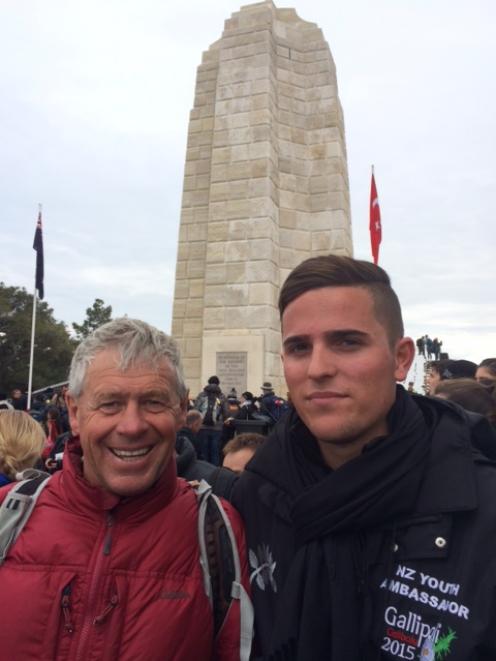 Earnscleugh resident and Central Otago Mayor Tony Lepper met one of his 'neighbours' - Aidan...