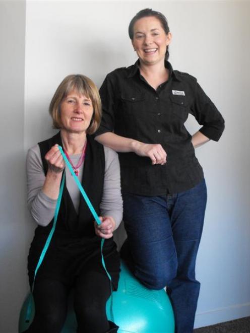 Eat to Live dietitian Helen Reid (left) and Body Mechanics physiotherapist Louise Shepard are...