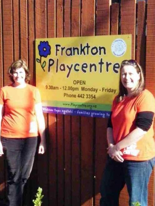 Educator Nicky Thompson (left) and Frankton Playcentre president Andi Smillie were happy to host...