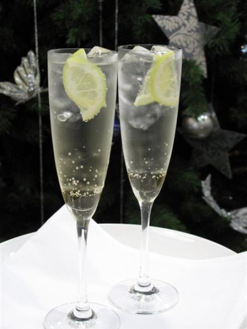 Elderflower bubbly. Photo supplied.