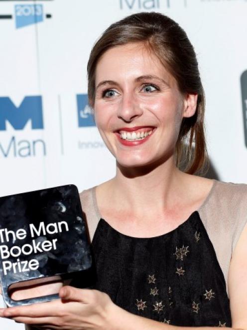 Eleanor Catton after winning the Man Booker Prize she received for 'The Luminaries'. REUTERS...
