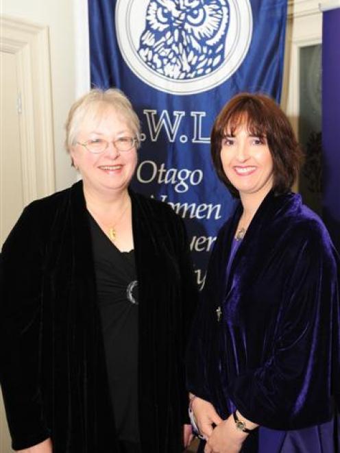 Elinor Barker (left) and Debbie Ericsson celebrate the launch of the Marion Thomson Trust. Photo...