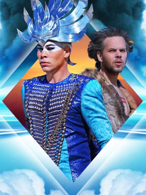 Empire of the Sun's Luke Steele (left) and Nick Littlemore